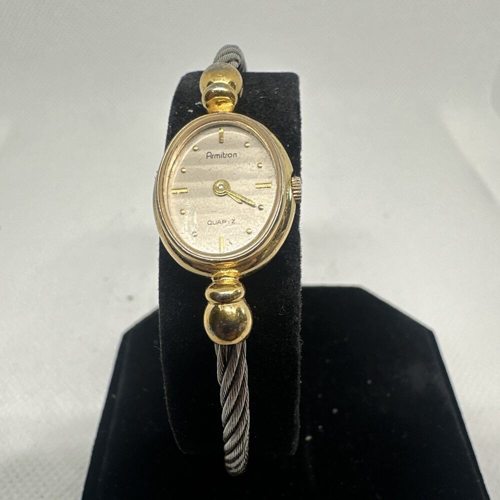 Armitron Now Women's Watch Silver Tone Bracelet Band Analog Quartz Dress Ladies